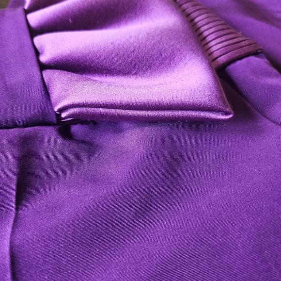 Vtg Violet Tuxedo Waist Trouser Pants Escada Deadstock Romeo Sleeve Sweater Set - Picture 8 of 13